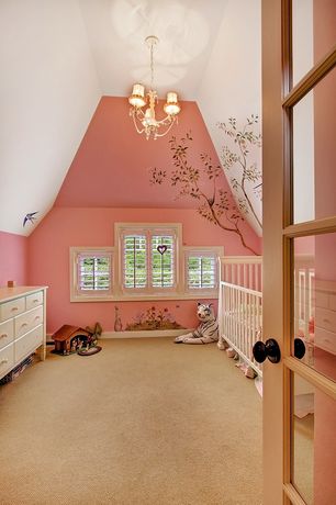 Traditional Kids Bedroom with Casement, French doors, Landmark