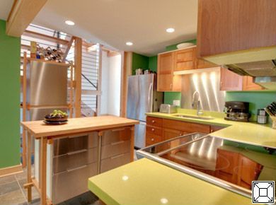 Contemporary Kitchen with Paint 1, Grevsta drawer front, stainless steel, Sektion base cabinet with drawers